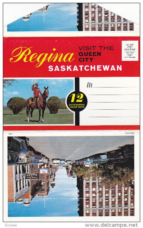 Folder Postcard : REGINA , Saskatchewan , Canada , 50-60s Version - 2