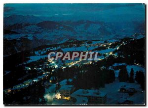 Postcard Modern Crans Montana (1500 alt 2600m)