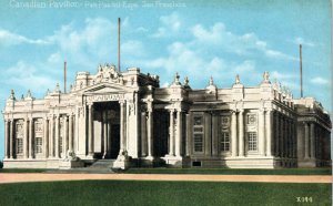 San Francisco CA California Canadian Pavilion Exposition Postcard