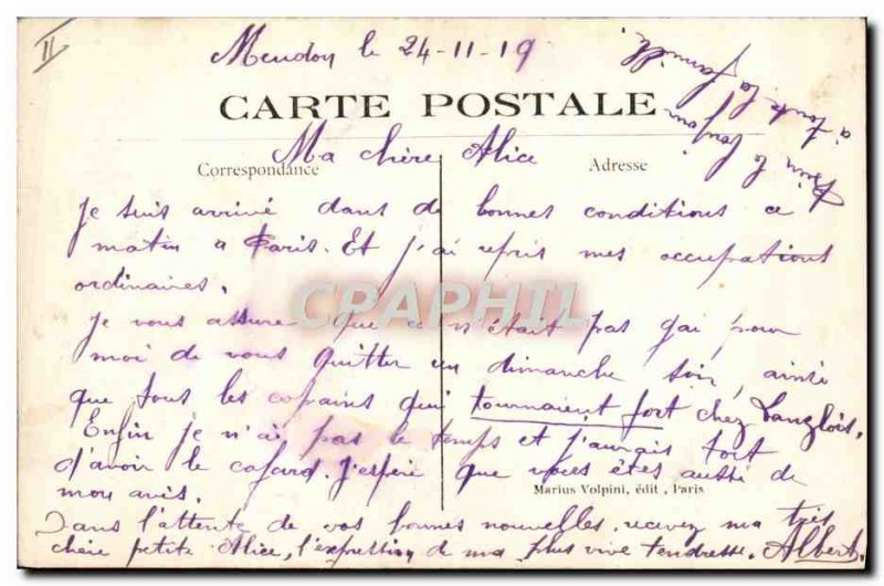 Old Postcard Astronomy Meudon L & # 39Observatoire