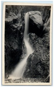 c1910's Wilshire Canon Near Oak Glen Lodge San Bernardino CA RPPC Photo Postcard