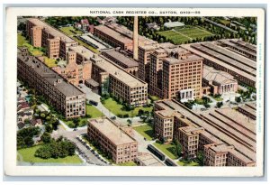 Aerial View Of National Cash Register Co., Building Dayton Ohio OH Postcard