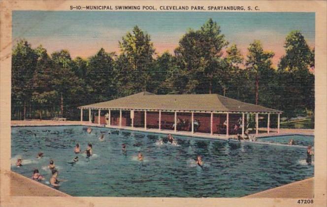 South Carolina Spartanburg Municipal Swimming Pool Cleveland Park