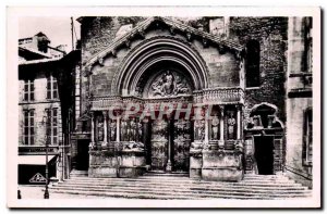 Postcard Modern Arles Cathedrale St Trophime Portal