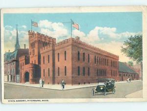 W-Border POSTCARD FROM Fitchburg Massachusetts MA HM8718