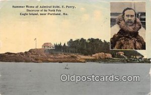 Summer Home of Admiral Robt E Perry Portland, ME, USA Postcard Post Card
