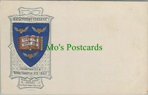 Hertfordshire Postcard - Embossed Heraldry, Haileybury College  RS27998
