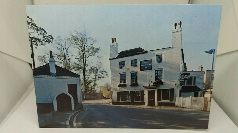 Vintage Postcard The Spaniards Inn Hampstead Heath North London Bass Beer 1980s