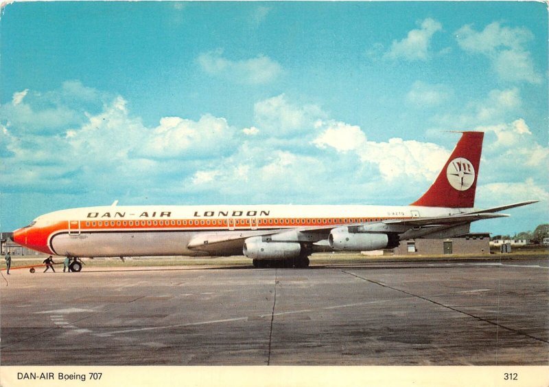 US29 Aviation plane transportation airplane Dan-Air Boeing 707