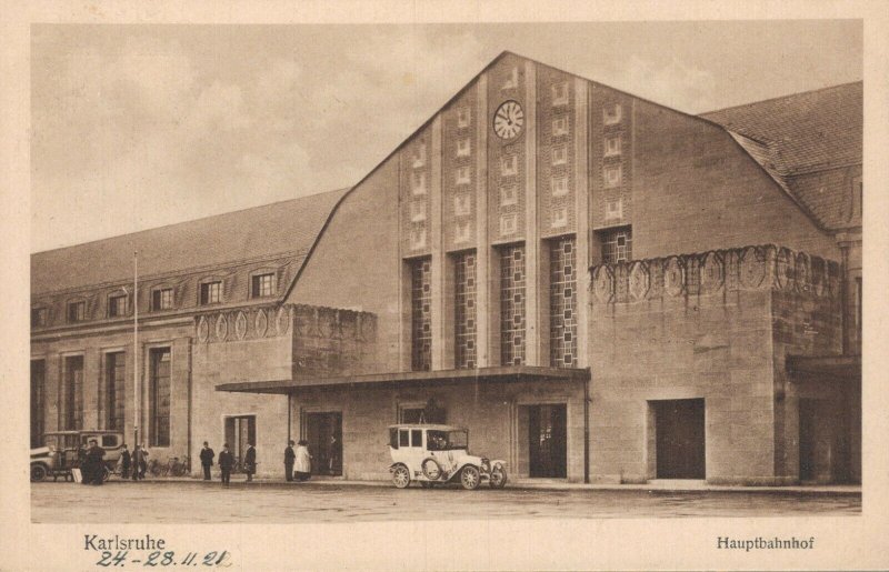 Germany Karlsruhe Hauptbahnhof 03.85