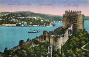 Vintage Postcard Bosphore Roumeli Hissar Constantinople Istanbul Castle Turkey