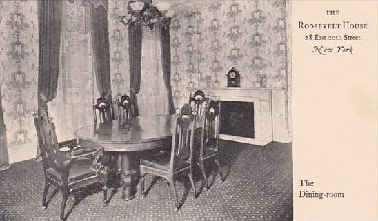 The Roosevelt House 28 East 20th Street The Dining Room New York City New York