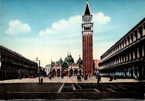 Italy Venezia St Mark's Square and The Campanile
