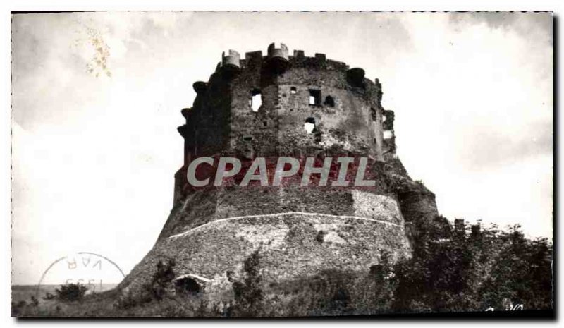 Postcard Modern feudal Chateau Murol Appearance South Part fortified
