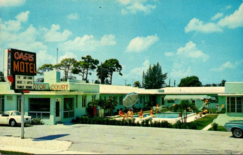 Florida Fort Lauderdale The Oasis Motel 1968