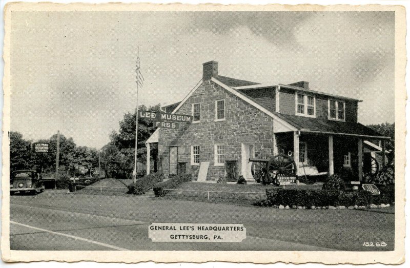 PA - Gettysburg. Confederate General Lee's Headquarters