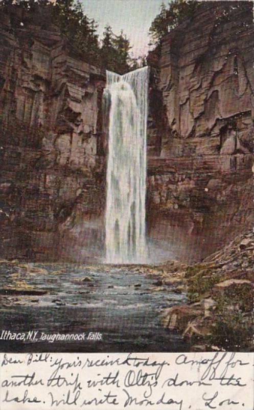 New York Ithaca Taughannock Falls 1906