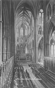 uk38681 the choir westminster abbey real photo uk lot 18 uk