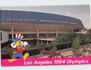 Postcard Los Angeles Memorial Sports Arena, Los Angeles 1984 Olympics, CA