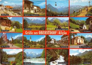 BG5995 oberstdorf im allgau cable train multi views wintersportplatz  germany