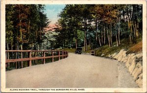 Massachusetts Mohawk Trail Road Scene 1917 Curteich