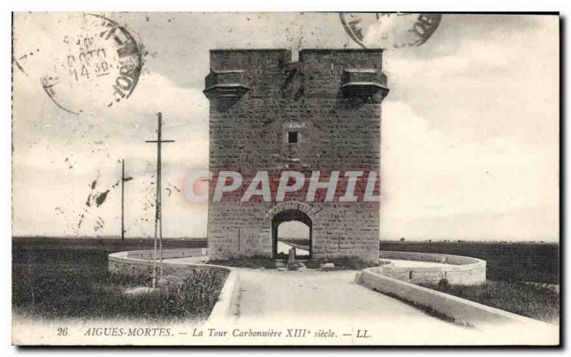 Old Postcard Acute Dead Tower XIII century Carbonear