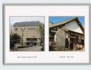 Postcard Shiki Masaoka Memorial Museum and Shiki Hall at Matsuyama Japan