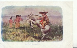 Children Postcard - Cupid Burro Busters - Ref 724A