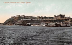 QUEBEC CANADA Château FRONTENAC & CITADEL POSTCARD 1910s