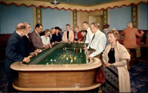 Reno Nevada NV Craps Table Gambling Casino Vintage Postcard