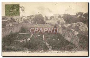 Old Postcard Saintes Vue Generale The Ruins of the Roman baths