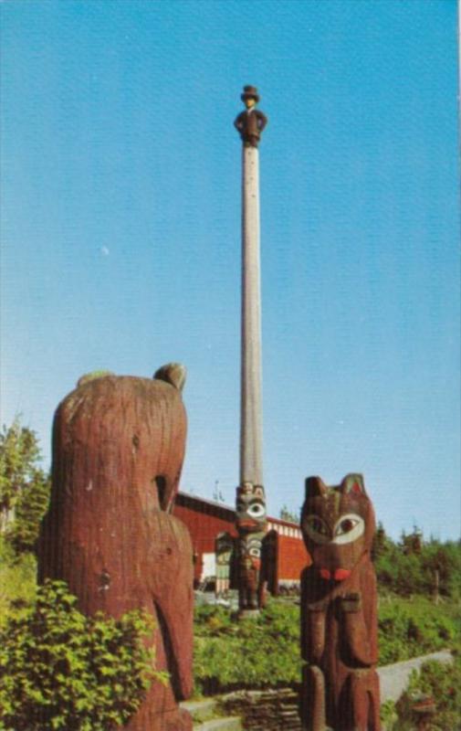 Alaska Ketchikan Abraham Lincoln Totem Pole Saxman Park