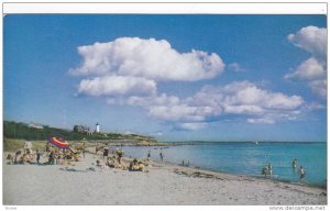 Nobska Beach and Lighthouse, Woods Hole, Massachusetts, 40-60s