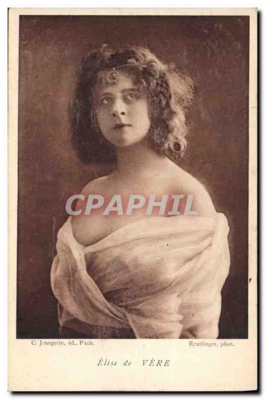 Old Postcard Elise de Vere