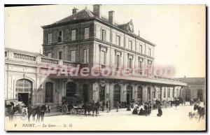 Old Postcard Niort Train