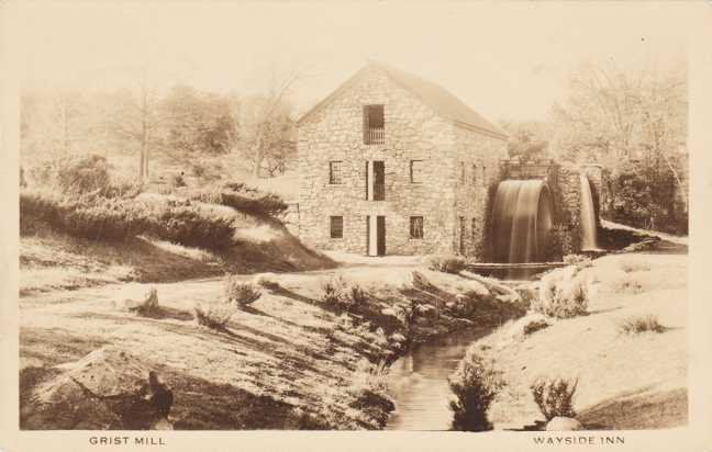 Grist Mill at Wayside Inn Sudbury MA, Massachusetts