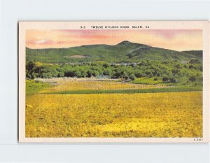 Postcard Twelve O'Clock Knob, Salem, Virginia