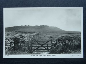 Cornwall BODMIN MOOR Kilmar Tor (1206 ft) - Old RP Postcard by George W.F. Ellis