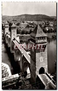 Old Postcard Cahors Bridge Valentre