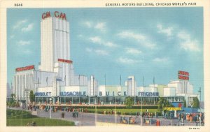 Chicago World's Fair General Motors CT Art Colortone WF24 Postcard
