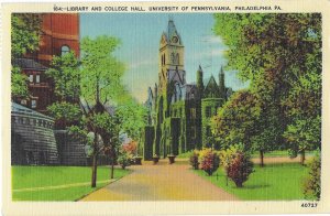 Library and College Hall University of Pennsylvania Philadelphia Pennsylvania