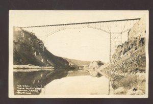 RPPC TWIN FALLS JEROME BRIDGE IDAHO NO. 558 VINTAGE REAL PHOTO POSTCARD