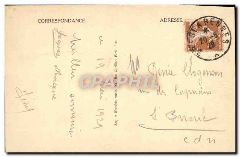 Old Postcard The Cathedral Quimper Western Gate