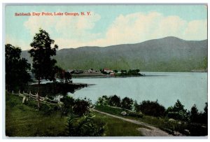 c1910 Sabbath Day Point Lake George New York NY Antique Unposted Postcard