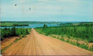 Red Road Prince Edward Island PE PEI Stanley Village 1970s Postcard H30