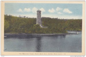 The Memorial Tower, North West Arm, Halifax, Nova Scotia, Canada, 1910-1920s