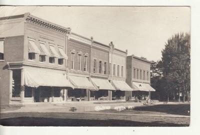 NY   AVOCA   Main Street, Storefronts  1913 RPPC postcard