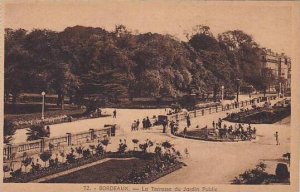 France Bordeaux La Terrassee du Jardin Public