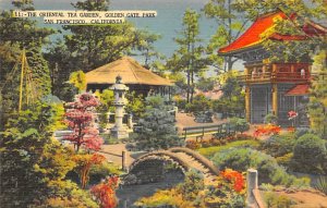 The Oriental Tea Garden, Golden Gate Park San Francisco California  