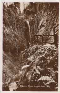 SHANKLIN CHINE, SHOWING BOTH FALLS, Isle Of Wight - Vintage POSTCARD